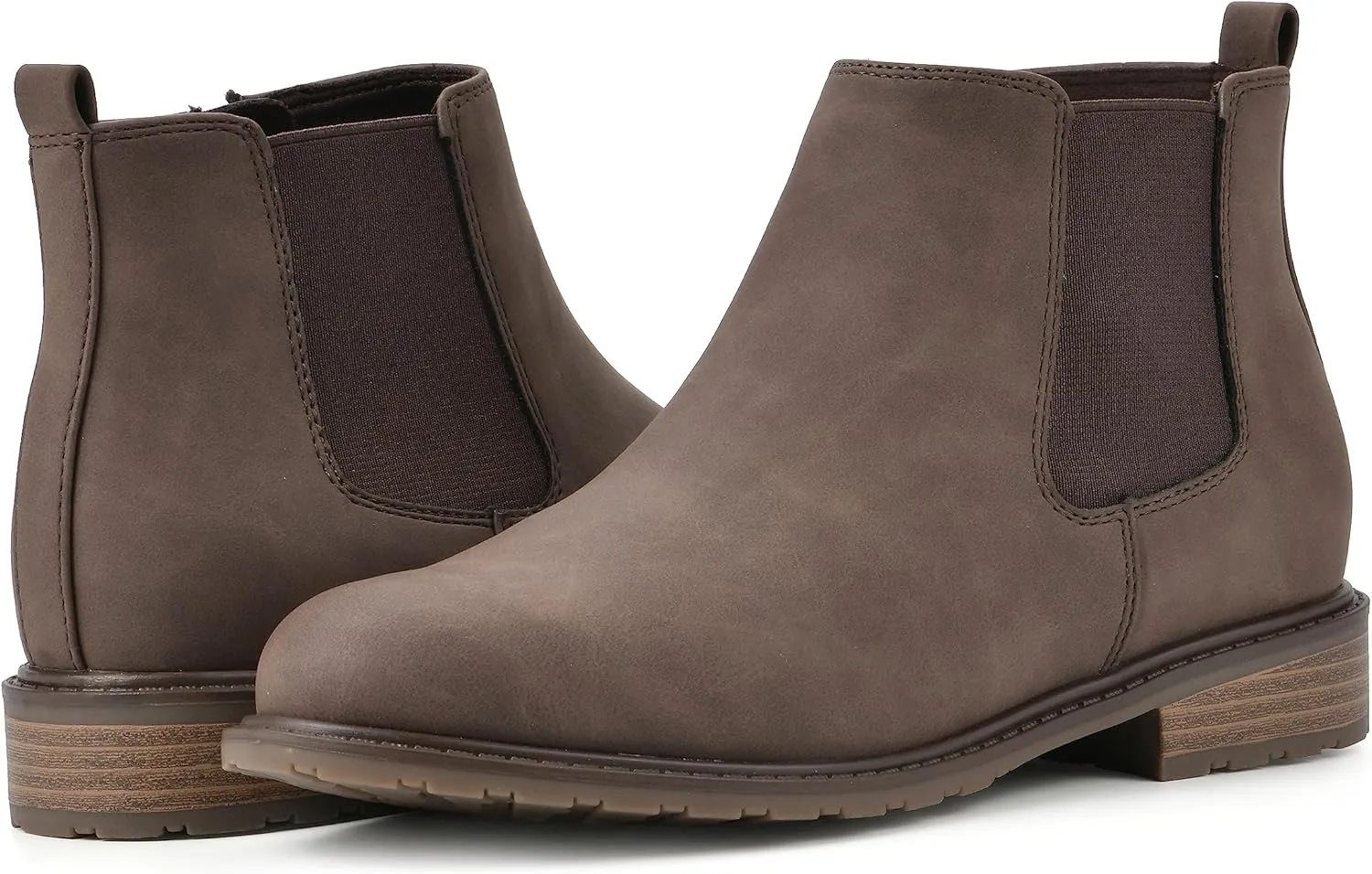 WHITE MOUNTAIN Women's Shoes Caching Block Heel Chelsea Bootie
