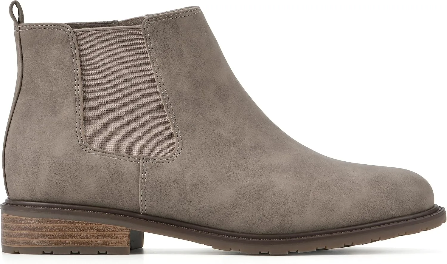 WHITE MOUNTAIN Women's Shoes Caching Block Heel Chelsea Bootie