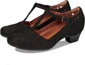 Women Vintage Low Heel Mary Jane Oxford Shoes Round Closed Toe Ankle T-Strap Dress Sandals Chunky Block Heels Cutout Mary Jane Pumps Buckle Patchwork Office Ladies Comfort Party 4-11 M US