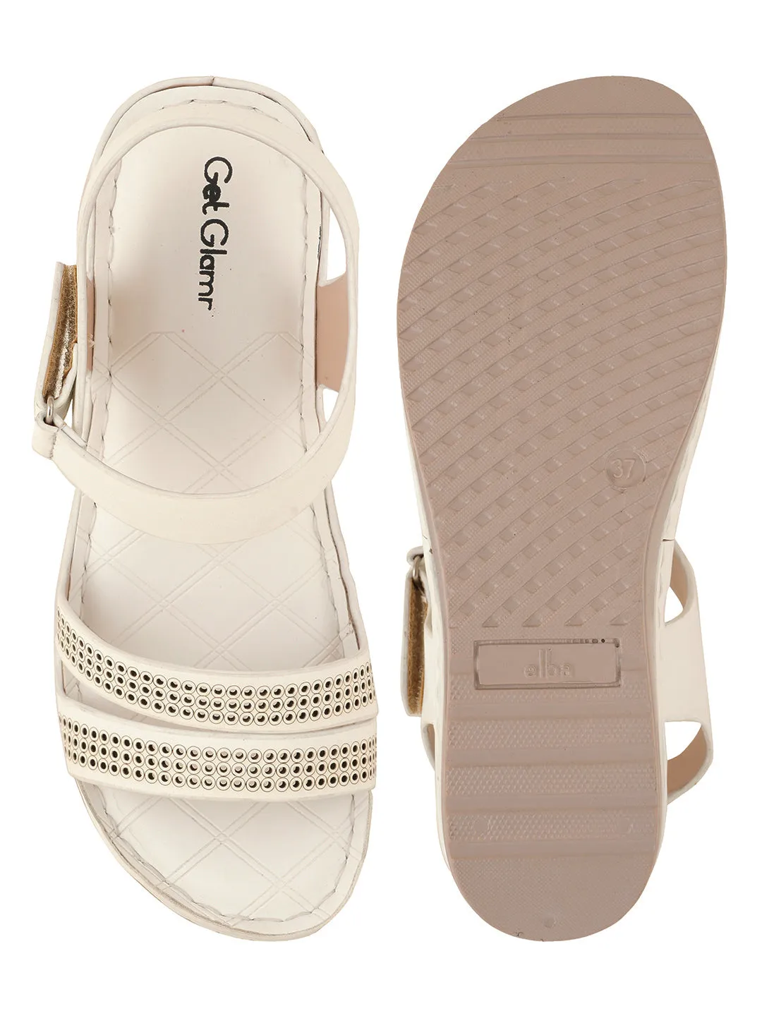 Women White Comfort Sandals