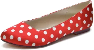 Women’s Ballet Flat Shoes Knit Dress Shoes Round Toe Slip On Ballerina Walking Flats Shoes for Woman Low Comfort Soft