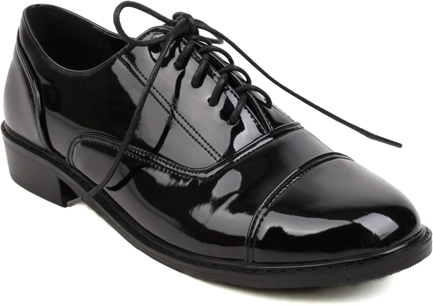 Women's Casual Dress Oxford Shoes, Vintage Brogue Saddle Oxfords, Wingtip Round Toe Lace up Shoes