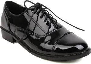 Women's Casual Dress Oxford Shoes, Vintage Brogue Saddle Oxfords, Wingtip Round Toe Lace up Shoes