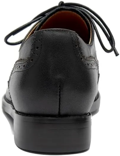 Women's Dress Brogue Lace-up Leather Oxford