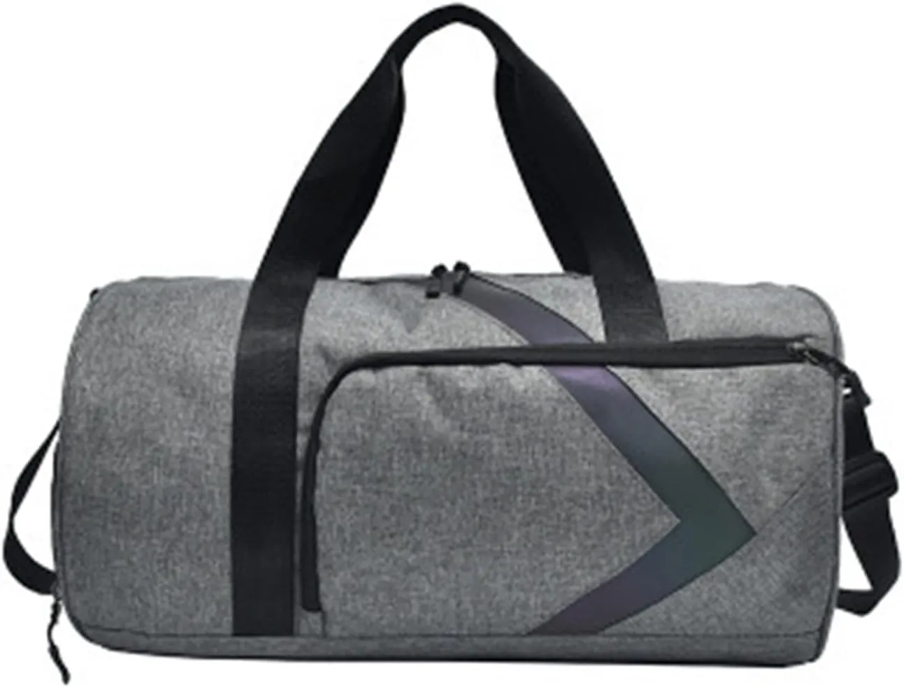 Women's fitness sports training Nylon fabric handbag men's casual travel bag with shoe compartment design