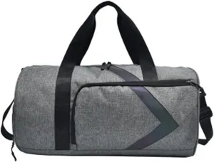 Women's fitness sports training Nylon fabric handbag men's casual travel bag with shoe compartment design