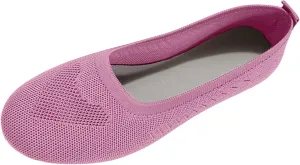 Womens Flat Shoes Knit Ballet Shoes Round Toe Slip on Loafer Casual Business Shoe Comfort Soft Office Flats