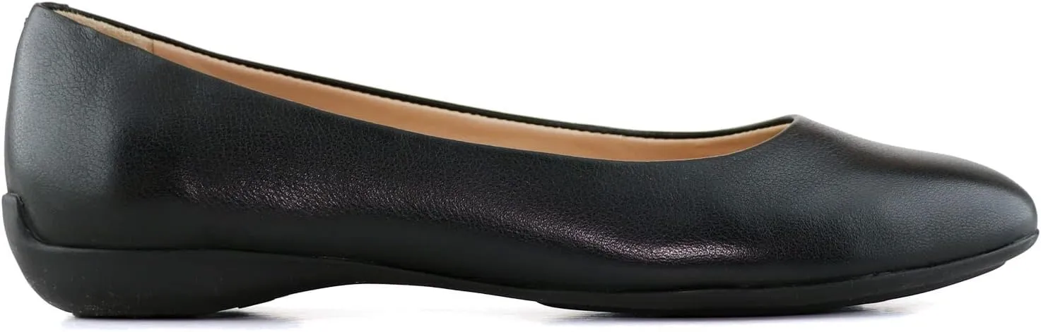 Women's Genuine Leather Comfort Slip on Ballet Flats