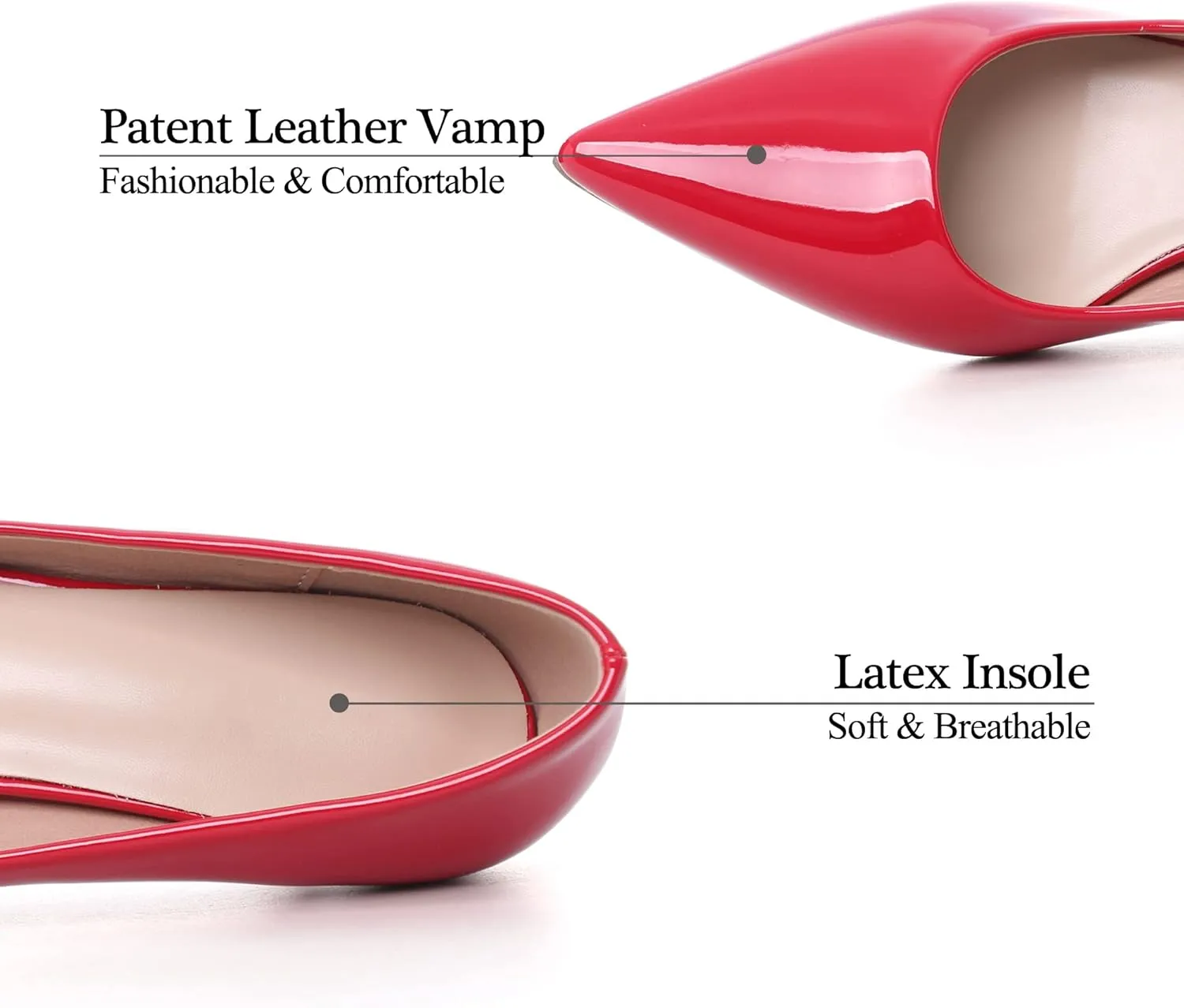 Women's Low Kitten Heel Pumps Classic Fashion Dress Pumps Simple Heeled Shoes for Office Work