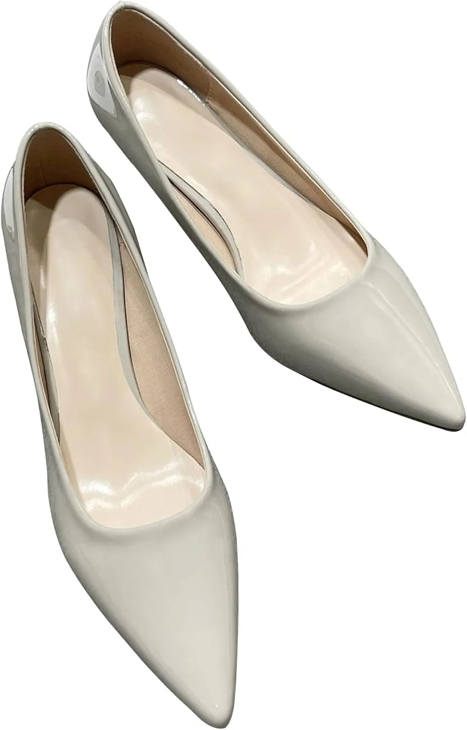 Women's Low Kitten Heel Pumps Classic Fashion Dress Pumps Simple Heeled Shoes for Office Work