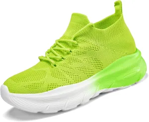Women's Spring and Summer Fashion Solid Color Mesh Lace Up Sneakers Casual Comfortable Womens Size 8 Water Socks