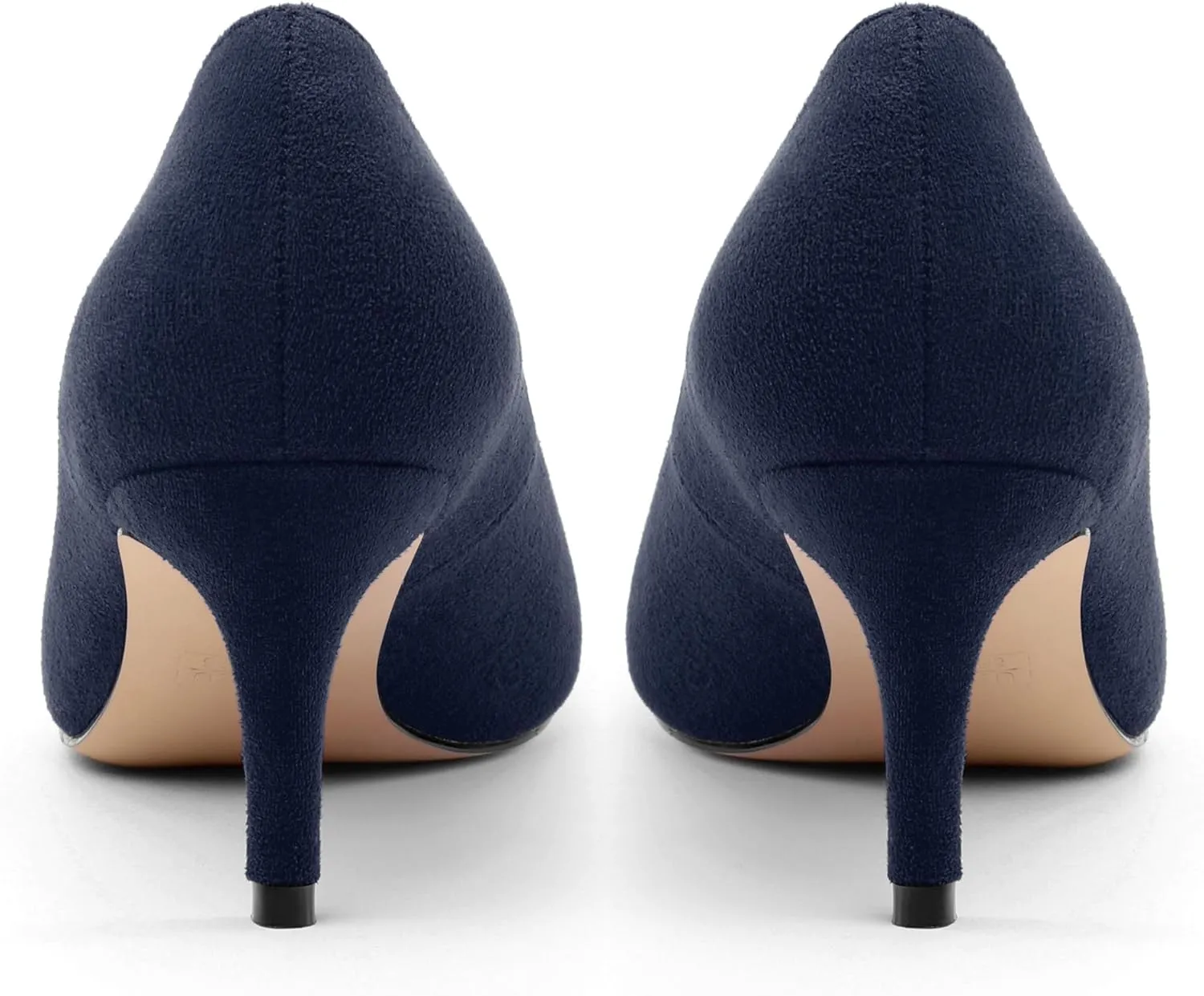 Women's Stiletto High Heel Square Toe Pumps, Sexy Party Closed Toe Classic Dress Heeled Shoes with Square Buckle 2.5in