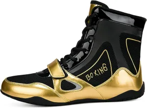 Women's Wrestling Boxing Shoes Men's Combat Training Shoes Pro Fighting Boots and Training Workout Shoes Non Slip Fitness Sneakers