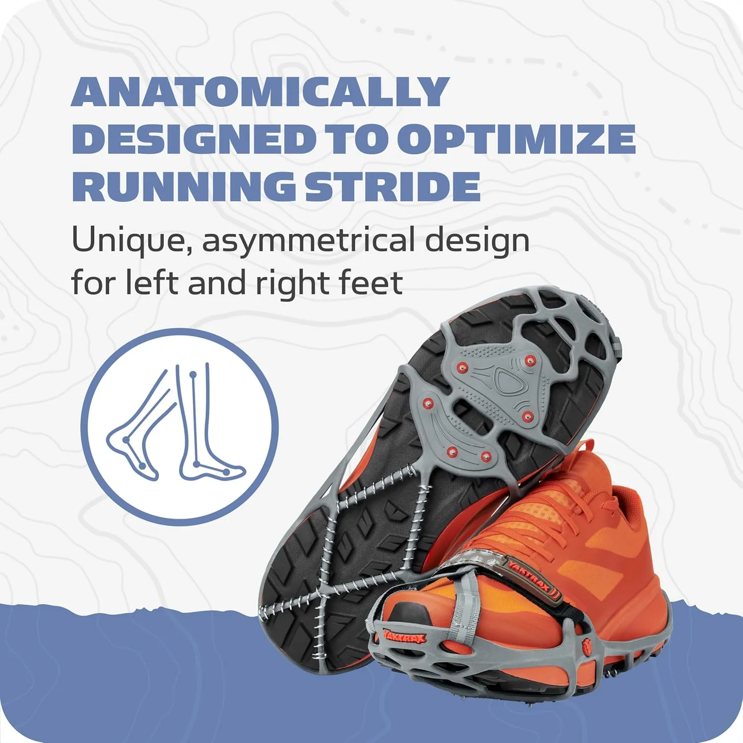 Yaktrax Run Traction Cleats for Running on Snow and Ice
